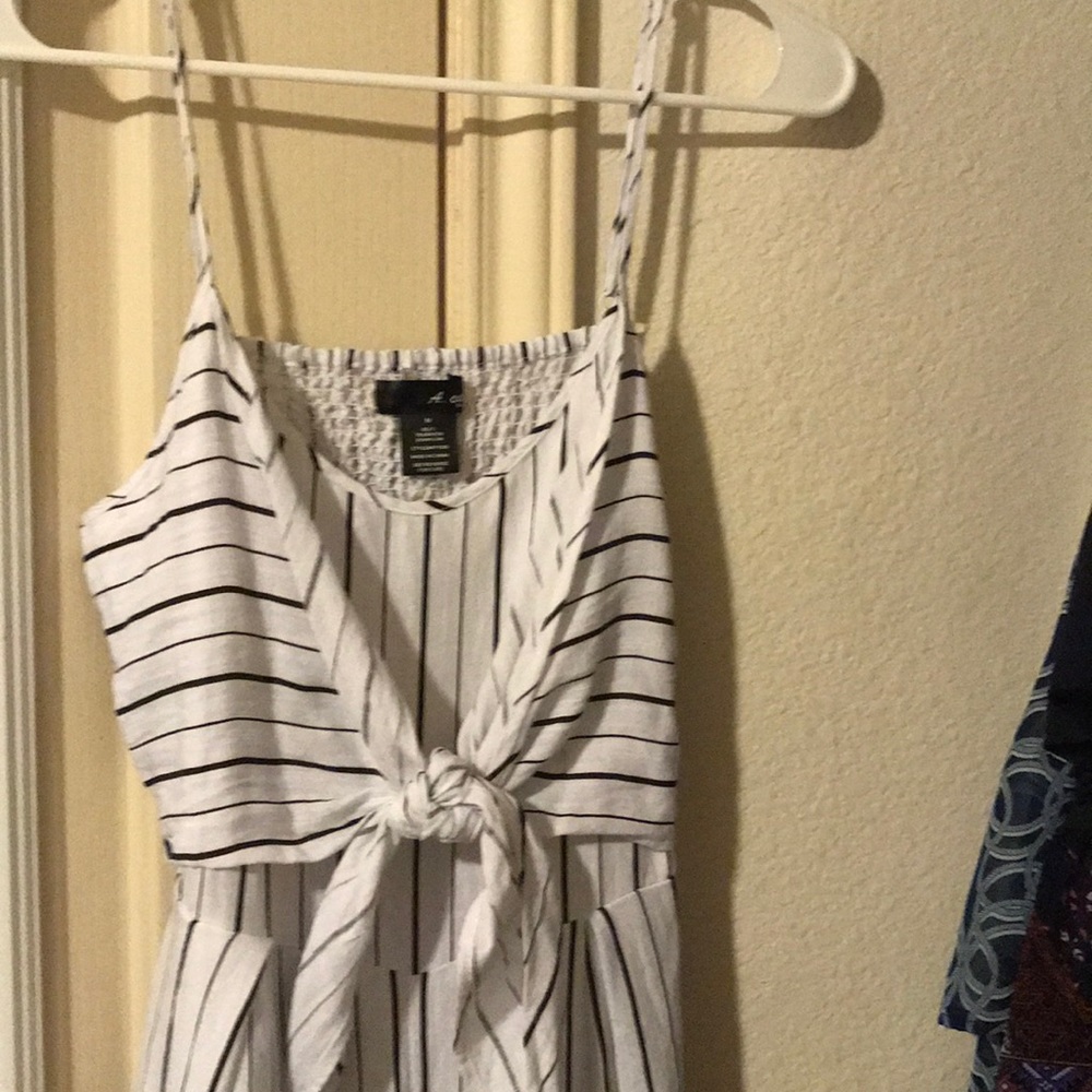 White stripe Jumpsuit